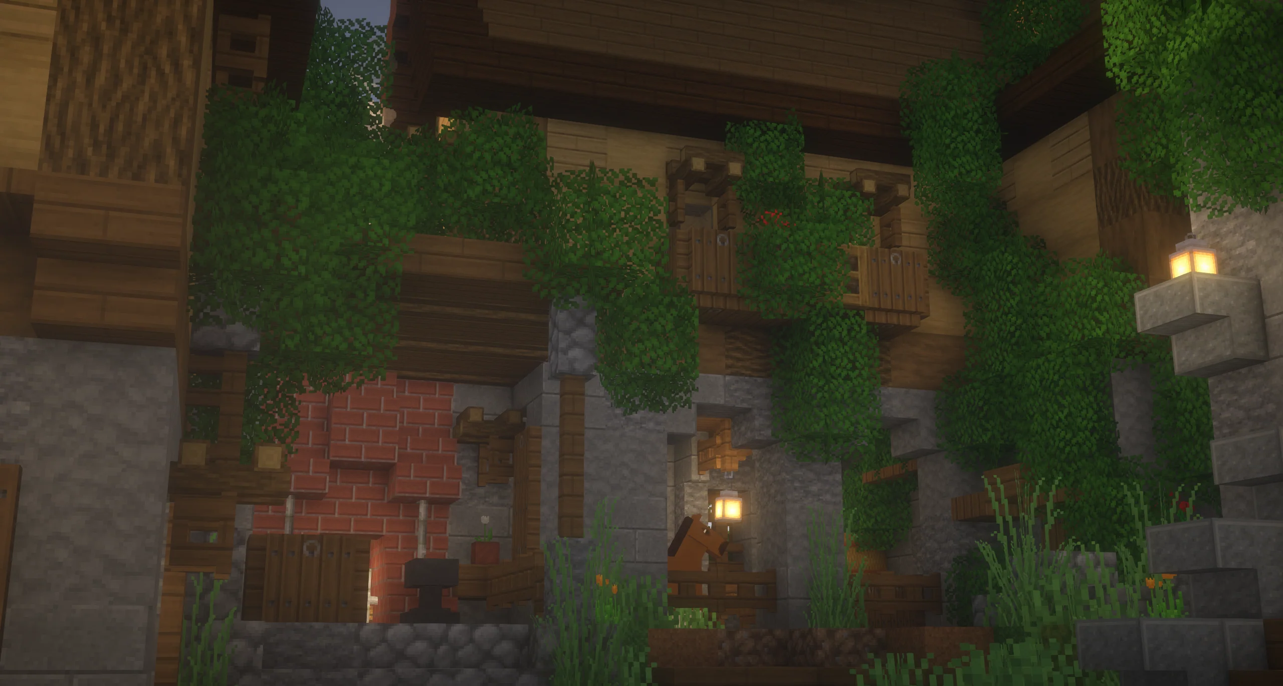 Overgrown Survival Castle with Full Interior - Image 3